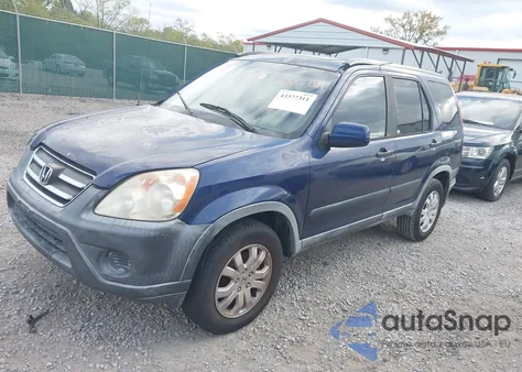 2005 Honda Cr-V Ex from USA, damaged, VIN JHLRD78835C036286
